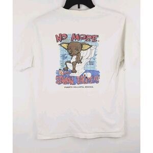 Vintage Y2K "No More Stinkin Tacos" Dog Chihuahua Puerto Vallarta Medium